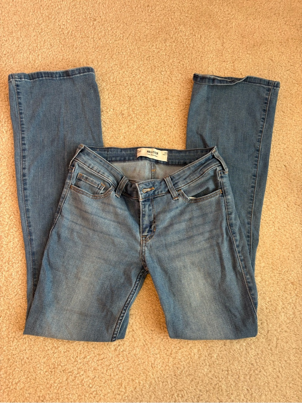 Low-Rise Holister flare jeans